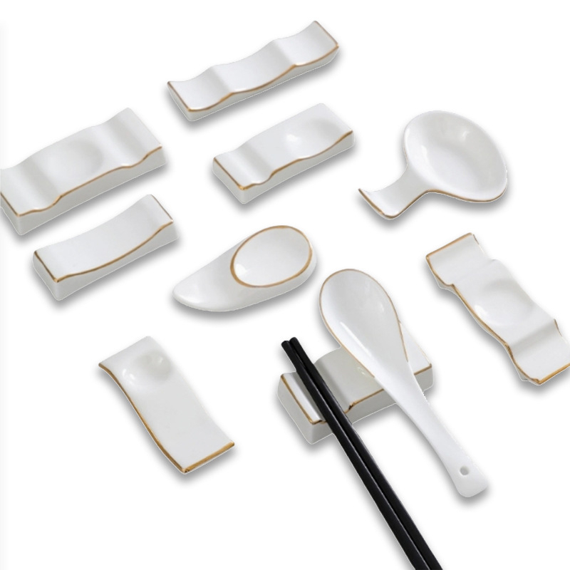 Pulkade ja lusika hoidik, keraamika, Bone China, kahefunktsiooniline hoidik, logotüübi kohandamine, lansseeriti 2020