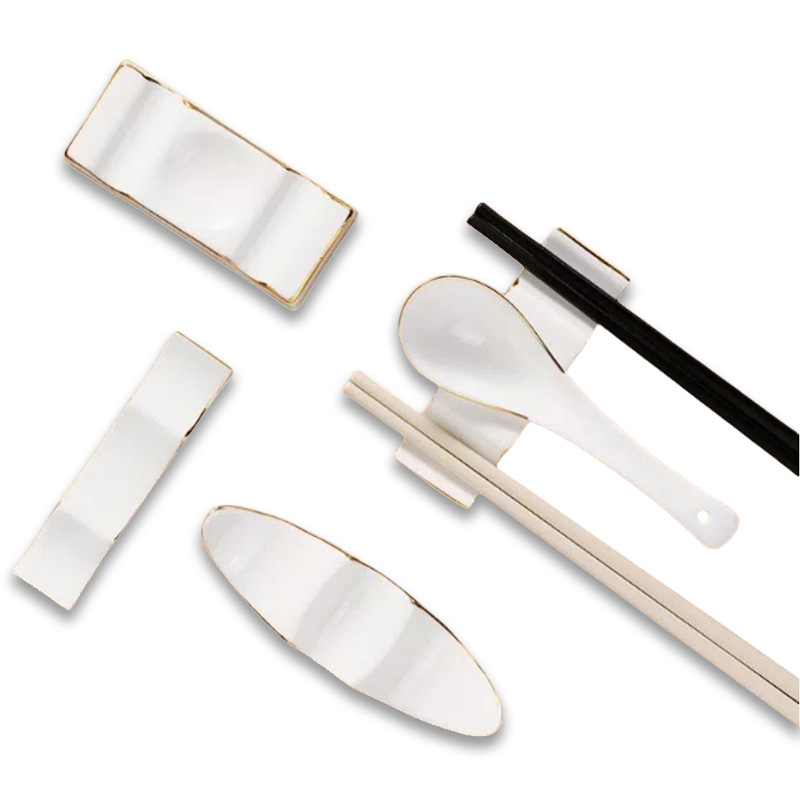 Pulkade ja lusika hoidik, keraamika, Bone China, kahefunktsiooniline hoidik, logotüübi kohandamine, lansseeriti 2020