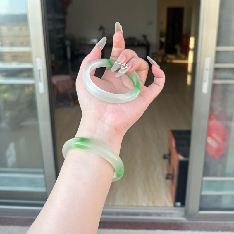 Bratara din sticlă, procesare Seiko, stil etnic, retro literar, 70 g