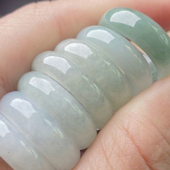 Csillag alakú nefritgyűrű, kézzel készített, uniszex, természetes nefrit, Myanmar eredetű