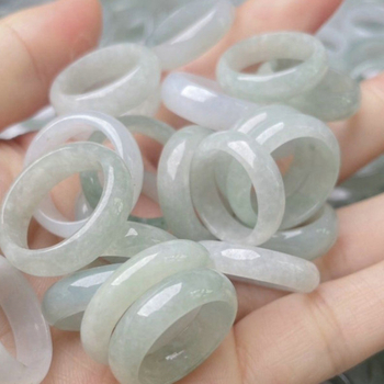 Csillag alakú nefritgyűrű, kézzel készített, uniszex, természetes nefrit, Myanmar eredetű