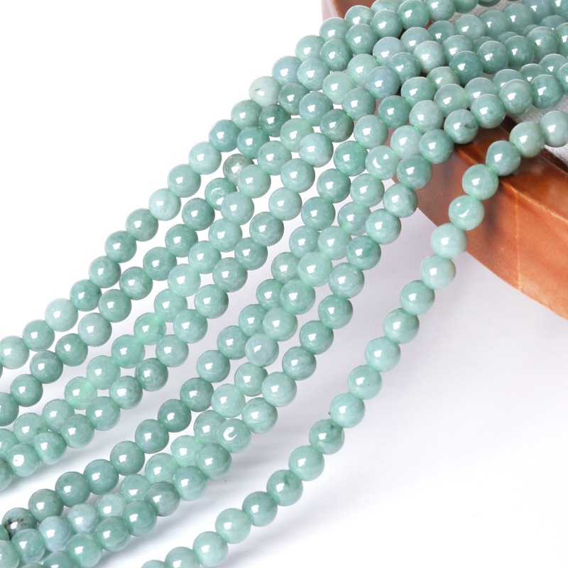 Narukvica od jade Buddha perli, dugačak lanac, dizajn s tri kruga, DIY nakit, unisex