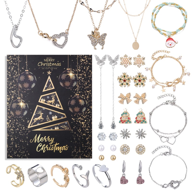 Set nakita: naušnice, prsten, narukvica i ogrlica; stil snježne pahulje; cinkova zliatina; elektroplating; križni lanac; privjesak od legure.