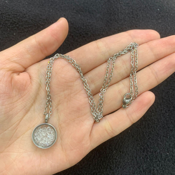 Tongfeng Jewelry Kristalni lanac s geometrijskim privjeskom, ručna izrada, lanac zmijskog tipa