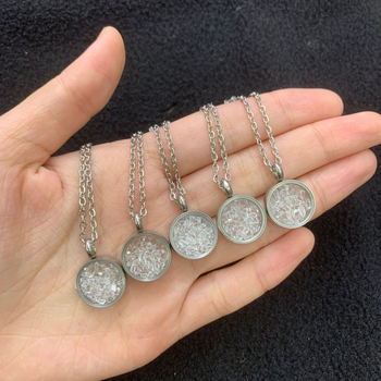 Tongfeng Jewelry Kristalni lanac s geometrijskim privjeskom, ručna izrada, lanac zmijskog tipa