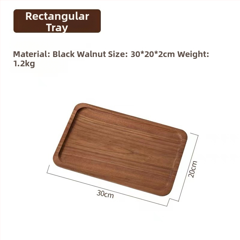 Tava ovală din lemn, stil japonez, masiv, stil modern minimalist, suprafață desenată manual, logo tipărit, personalizabil