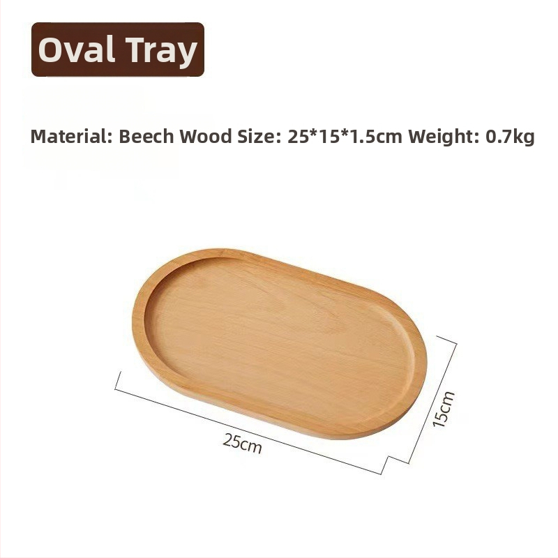 Tava ovală din lemn, stil japonez, masiv, stil modern minimalist, suprafață desenată manual, logo tipărit, personalizabil