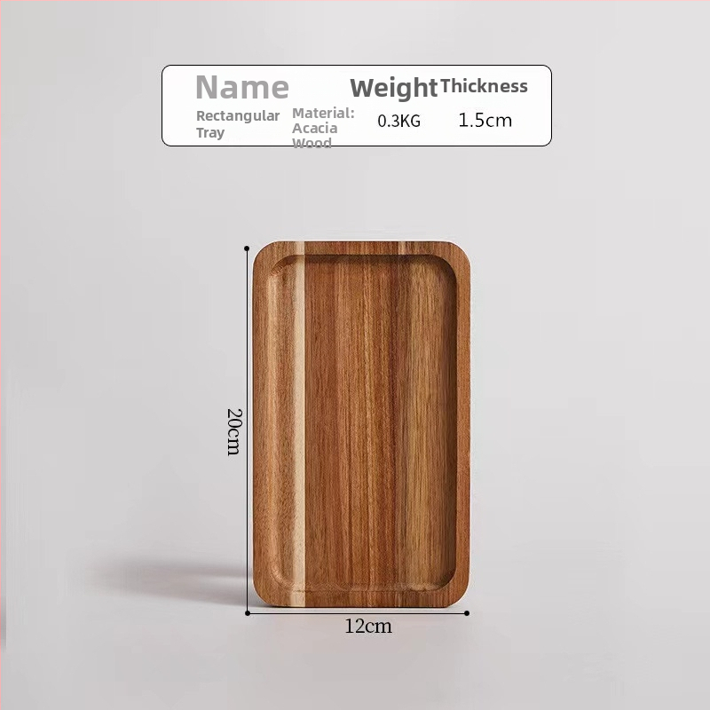 Tava ovală din lemn, stil japonez, masiv, stil modern minimalist, suprafață desenată manual, logo tipărit, personalizabil