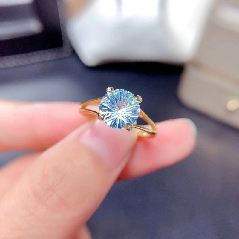 Set de bijuterii din argint 925, topaz încrustat, placare electrochimică, include colier și brățară, stil proaspăt și dulce