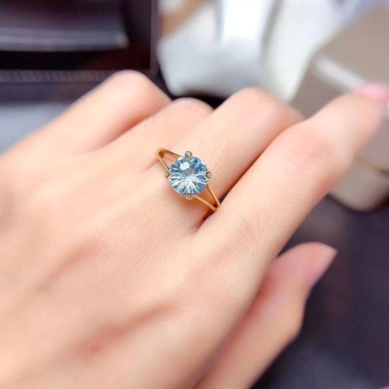 Set de bijuterii din argint 925, topaz încrustat, placare electrochimică, include colier și brățară, stil proaspăt și dulce