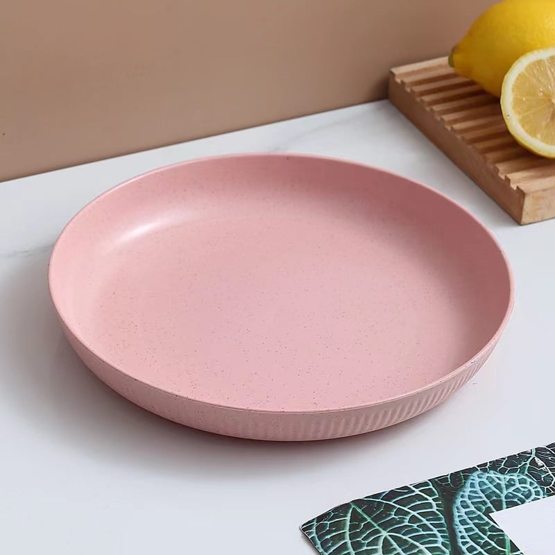 Πλαστικό κυκλικό πιάτο για τραπέζι, μοντέρνος απλός σχεδιασμός, διαθεσιμότητα εκτύπωσης λογοτύπου, δυνατότητα προσαρμογής, όχι κατάλληλο για φούρνο μικροκυμάτων