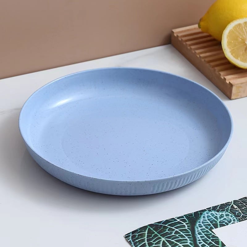 Πλαστικό κυκλικό πιάτο για τραπέζι, μοντέρνος απλός σχεδιασμός, διαθεσιμότητα εκτύπωσης λογοτύπου, δυνατότητα προσαρμογής, όχι κατάλληλο για φούρνο μικροκυμάτων