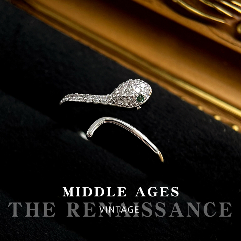 Δαχτυλίδι zircon με vintage γαλλικό στυλ, γεωμετρικό σχήμα, μικροπαβέ, ρυθμιζόμενο άνοιγμα