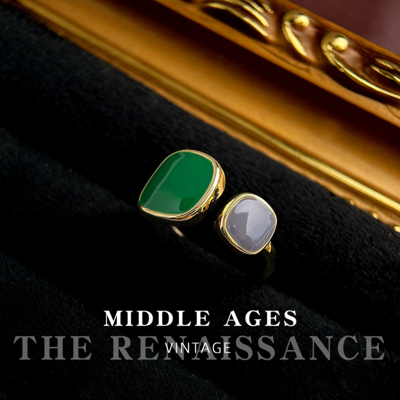 Δαχτυλίδι zircon με vintage γαλλικό στυλ, γεωμετρικό σχήμα, μικροπαβέ, ρυθμιζόμενο άνοιγμα