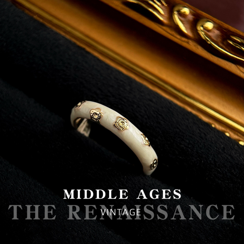 Δαχτυλίδι zircon με vintage γαλλικό στυλ, γεωμετρικό σχήμα, μικροπαβέ, ρυθμιζόμενο άνοιγμα