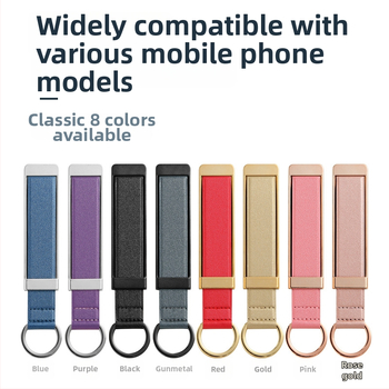 Držač za telefon s narukvicom i univerzalnim prstenastim kopčom – PC konstrukcija, podrška prilagodbi, kompatibilan sa svim markama