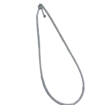 Κολιέ με μαργαριτάρια γλυκού νερού, σχεδόν στρογγυλά, 925 ασήμι, Fangxuan, καταγωγή Zhuji, καλοκαίρι 2025