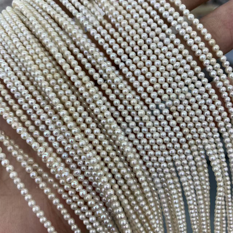 Värskeveepärlid DIY ehete jaoks – ümmargused alasti pärlid, 2025 suveväljalase