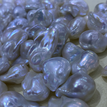 Naturaalsetest mageveepärlitest barokkpärlid, vabade kivide stiil, bränd Meng sheng, talvise 2024 väljaanne, järelteenindus: kui kaotate ühe, kaotate kolm; toetus uuesti kontrollimisele