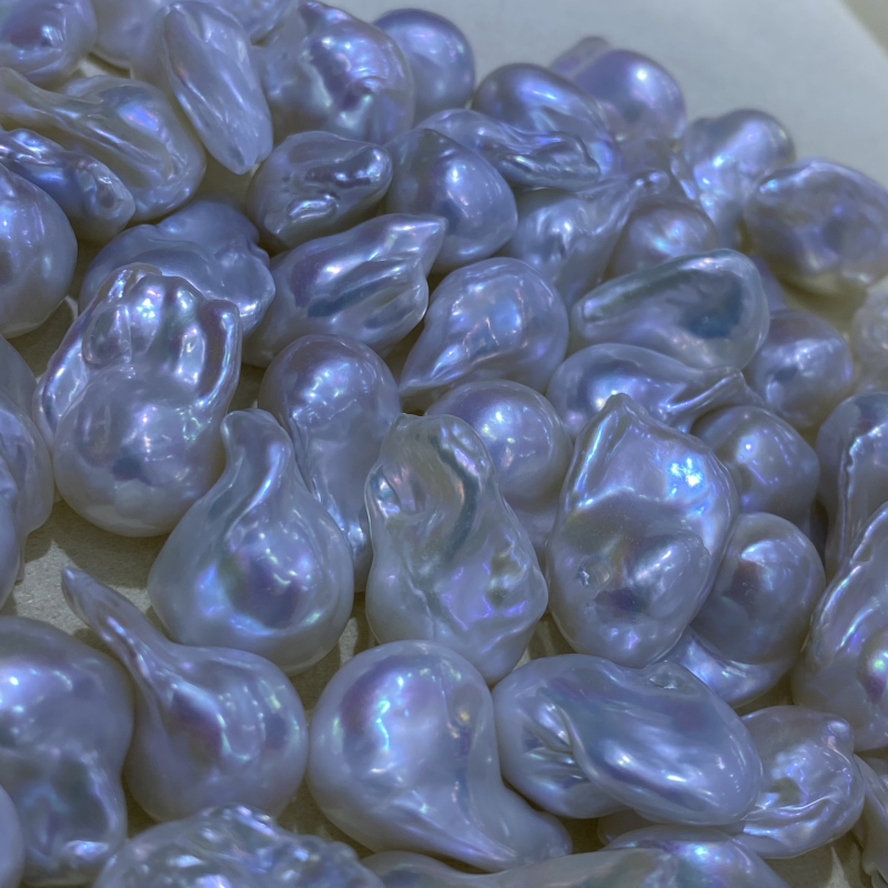 Naturaalsetest mageveepärlitest barokkpärlid, vabade kivide stiil, bränd Meng sheng, talvise 2024 väljaanne, järelteenindus: kui kaotate ühe, kaotate kolm; toetus uuesti kontrollimisele