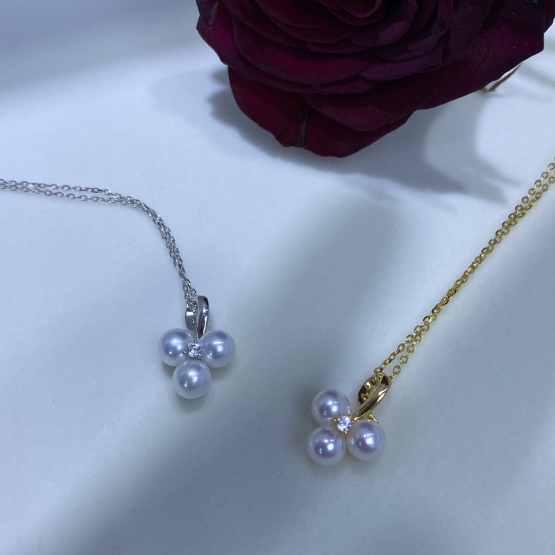 Pandantiv în formă de strugure, perlă naturală de apă dulce, cerc perfect, argint 925 lucrat manual