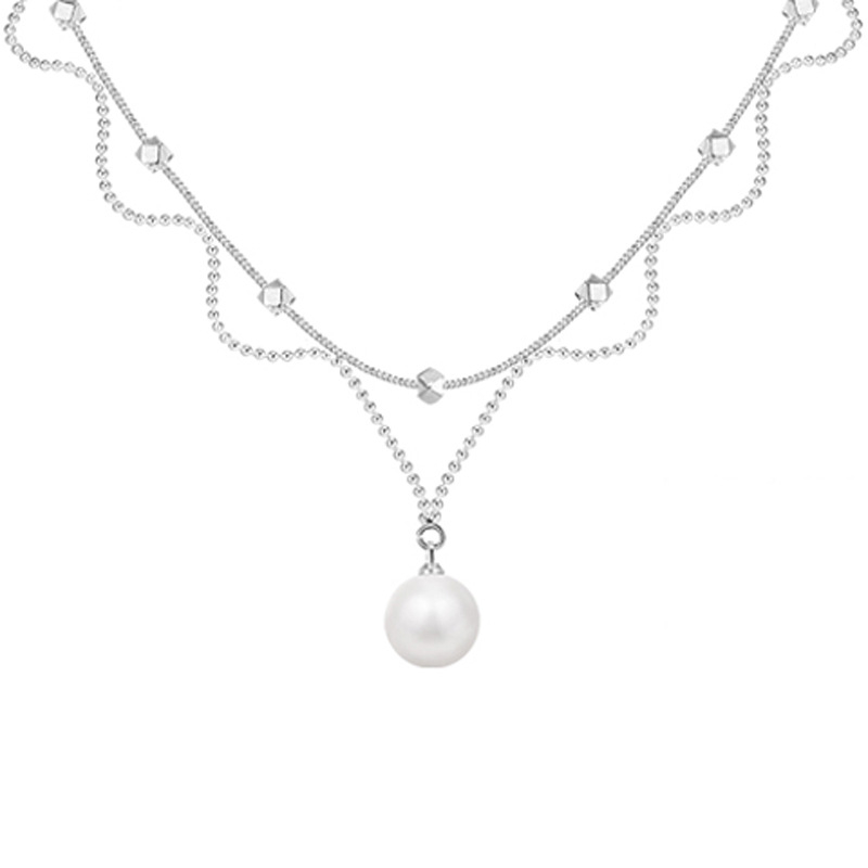 Κολιέ από χαλκό με γεωμετρικό σχέδιο, κανονική αλυσίδα, μενταγιόν από χαλκό, στυλ ελαφρού πολυτελείας, καλοκαίρι 2025