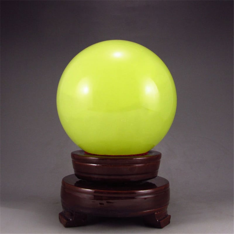 Iceland Spar Bilă Luminitoare – Piatră naturală, sferă rotundă pentru decor acasă, ornament suspendat, claritate 90876