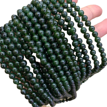 Perle Buddha din jasp natural, rotunde, set de 108 mărgele cu lanț, stil minimalist modern