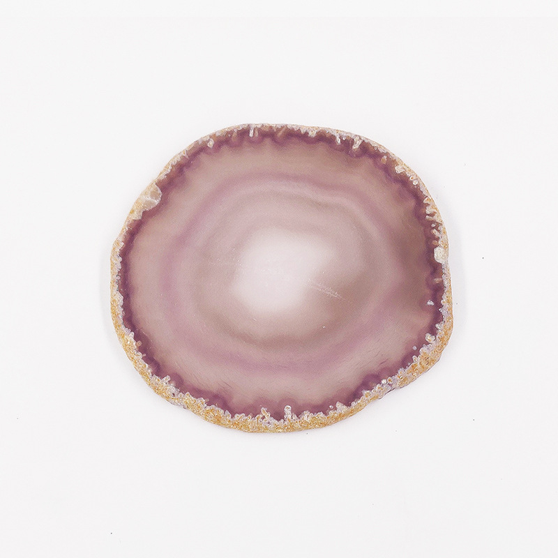 Felițe naturale de agată – Felițe lustruite cu model peisaj, suporturi pentru pahare și ornamente, personalizabile