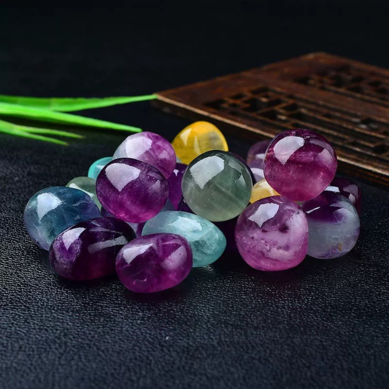 Fluorit Pietre șlefuite | Cristale naturale, lustruite pentru aromaterapie, decor acvariu și ghiveci