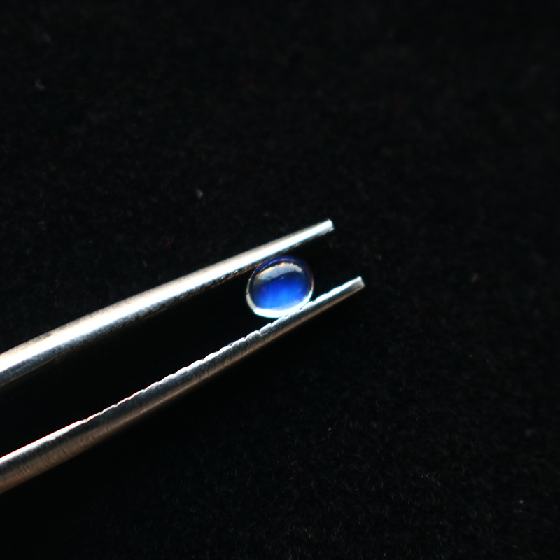 Piatra Lunii – Inel Oval, Șlefuit, Piatră Naturală, Claritate Pură