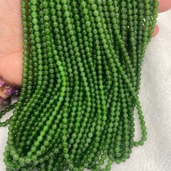 Prirodni Jasper, okrugli perli za privjesak, 108 perli, Hotan Jade, Čistoća I2