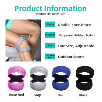 Sport térdvédő – vékony, lélegző neoprén anyag és szilikon patella rögzítéssel, felnőtteknek, kosárlabda