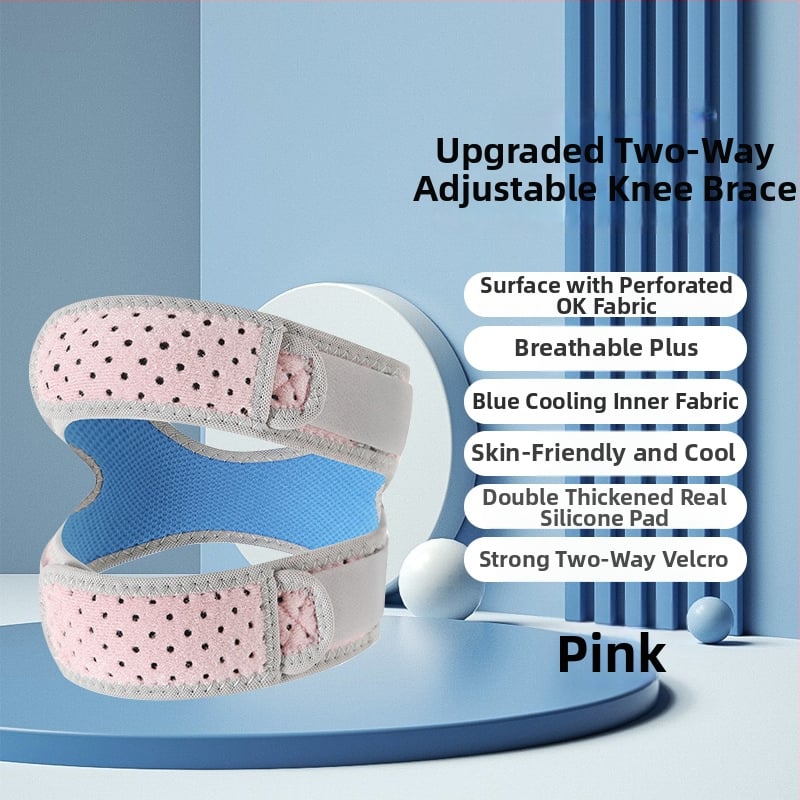 Sport térdvédő – vékony, lélegző neoprén anyag és szilikon patella rögzítéssel, felnőtteknek, kosárlabda