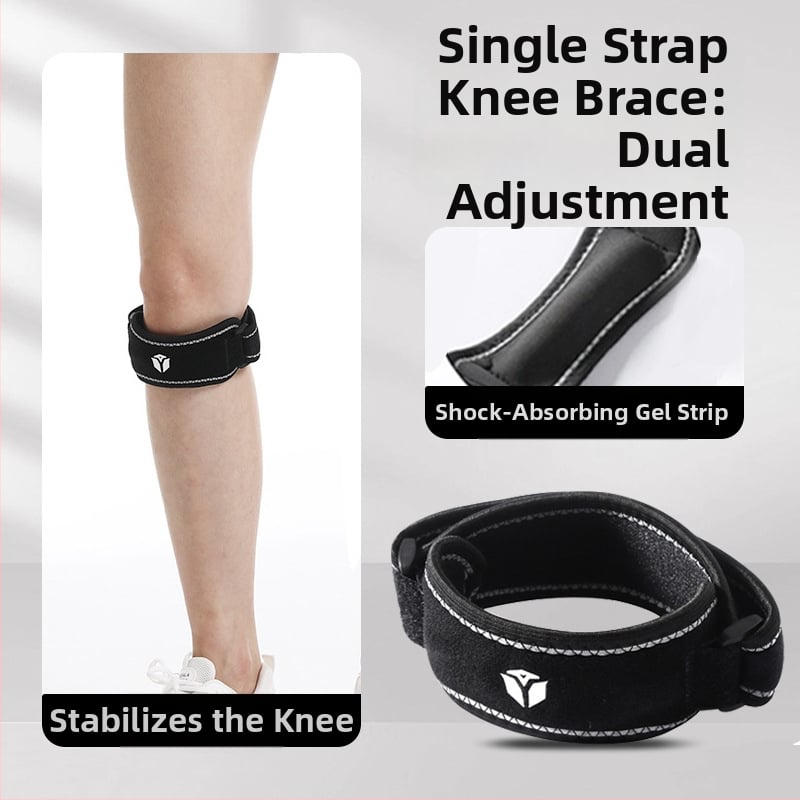 Sport térdvédő – vékony, lélegző neoprén anyag és szilikon patella rögzítéssel, felnőtteknek, kosárlabda