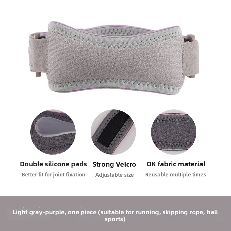 Sport térdvédő – vékony, lélegző neoprén anyag és szilikon patella rögzítéssel, felnőtteknek, kosárlabda