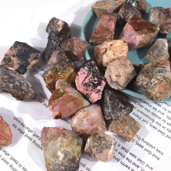 Rosepyroxene Piatră Difuzor Aromaterapie, Calcedonie Naturală, Claritate si1, Cu Formă, Personalizare Procesare