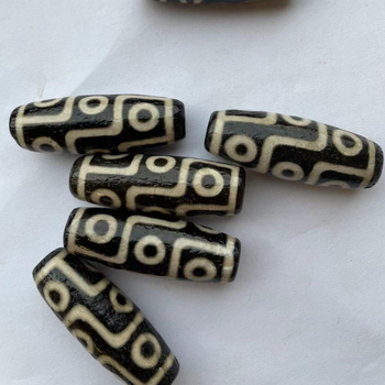 Σετ κοσμημάτων από αχάτη με εννέα μάτια, μοτίβο φλοιού πορτοκαλιού και υφή ανοικτής κόκκωσης