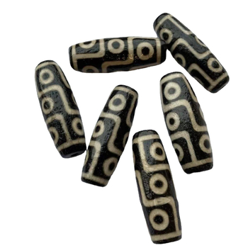 Σετ κοσμημάτων από αχάτη με εννέα μάτια, μοτίβο φλοιού πορτοκαλιού και υφή ανοικτής κόκκωσης