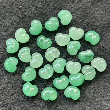 Dabas afrikāņu nefrits – smalka 3D gravēšana DIY rotu pērļu komplekts, brīvs akmens, nepārstrādāts akmens, nefrita tekstūra, rudens 2025, bez novērtējuma sertifikāta
