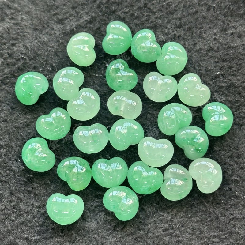 Dabas afrikāņu nefrits – smalka 3D gravēšana DIY rotu pērļu komplekts, brīvs akmens, nepārstrādāts akmens, nefrita tekstūra, rudens 2025, bez novērtējuma sertifikāta