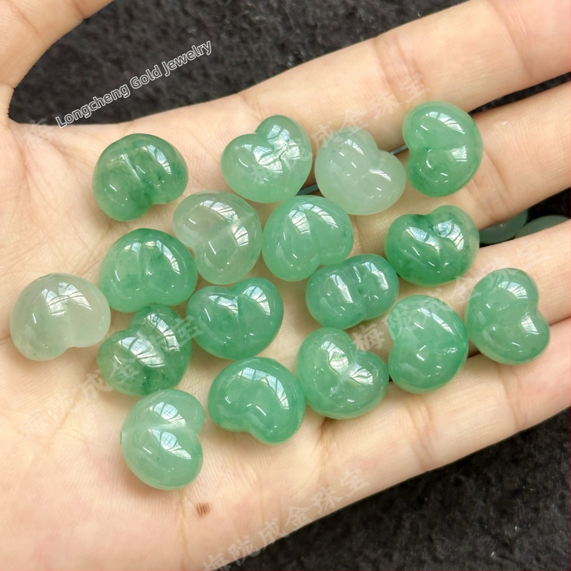 Natūralus Afrikos jade – detališkai 3D graviravimas DIY papuošalų karoliukų rinkinys, laisvas akmuo, neapdirbtas akmuo, jade tekstūra, ruduo 2025, be įvertinimo sertifikato