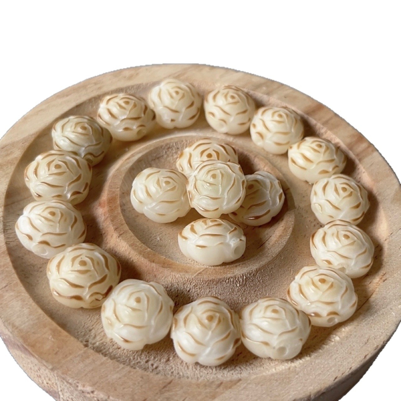 Bodhi juuri kaunistus roosi ja kamelija motiividega - graveeritud, käsitöö, poleeritud; kaasaegne kunst; kingitus ärile ja promootioonikasutuseks (kevad 2024)