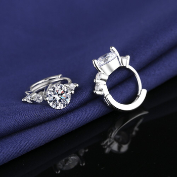 Bakarne naušnice s dijamantnom prevlakom, Fashion OL stil za žene