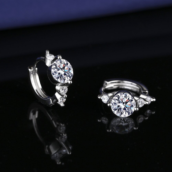 Bakarne naušnice s dijamantnom prevlakom, Fashion OL stil za žene