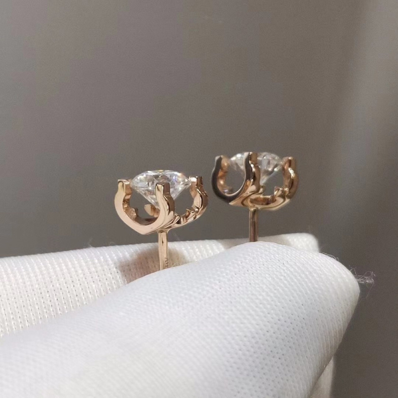 Naušnice od srebra 925 – jednostavan unisex geometrijski dizajn, težina oko 2 g, model 0255
