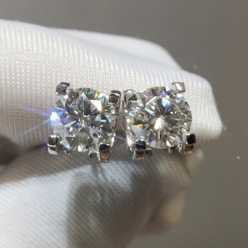 Naušnice od srebra 925 – jednostavan unisex geometrijski dizajn, težina oko 2 g, model 0255