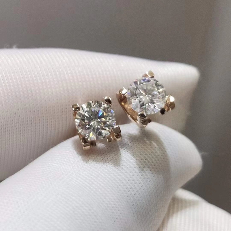 Naušnice od srebra 925 – jednostavan unisex geometrijski dizajn, težina oko 2 g, model 0255