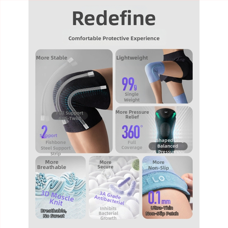 Sport térdvédők – szivacsos anyag, térdvédelem, gyerekeknek, súlyemeléshez