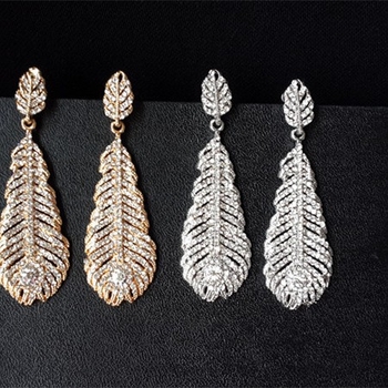 Ženske naušnice od legure - jednostavan stil, LG, proljeće 2025